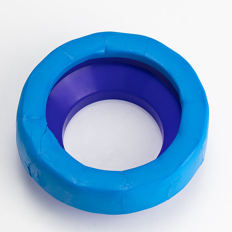 Haisdike HKsq-71 Universal Toilet Flange Ring with Odor Prevention Ring, Toilet Drain Fittings, Thickened Odor Prevention Sealing Ring, Blue Flange RHF204