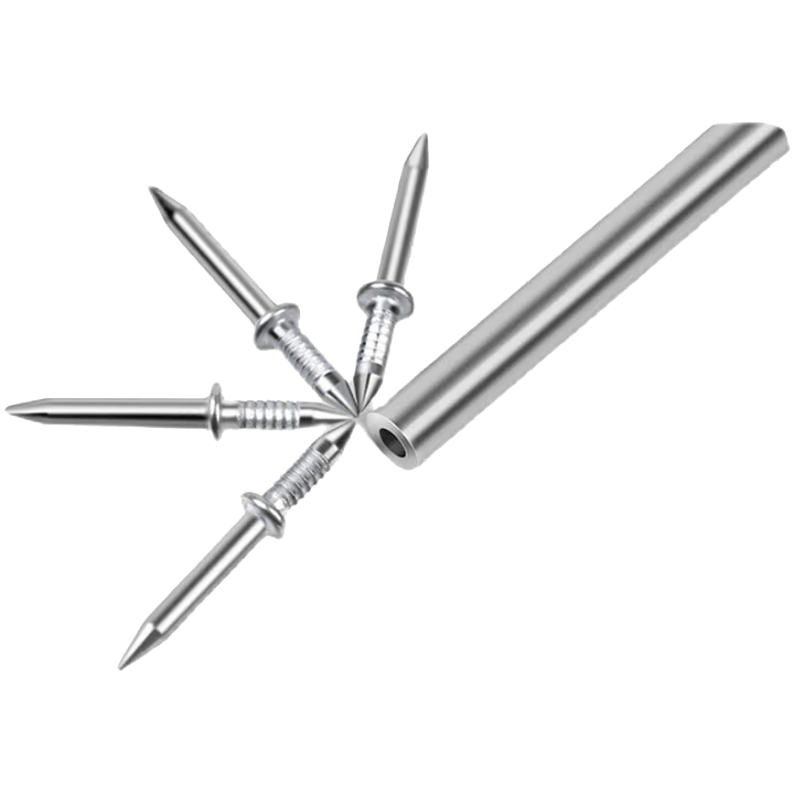 Yongli Shang Seamless Nails, Claw Nails, Special Nails for Solid Wood Baseboards, 100 Nails Per Pack (Includes 1 Socket)