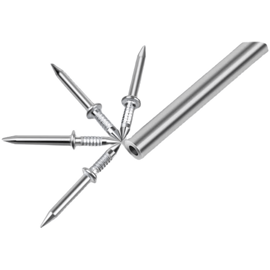 Yongli Shang Seamless Nails, Claw Nails, Special Nails for Solid Wood Baseboards, 100 Nails Per Pack (Includes 1 Socket)