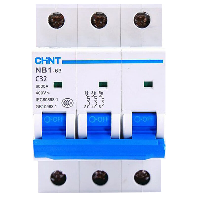 Chint NB1-63 3P 32A 6kA Miniature Circuit Breaker