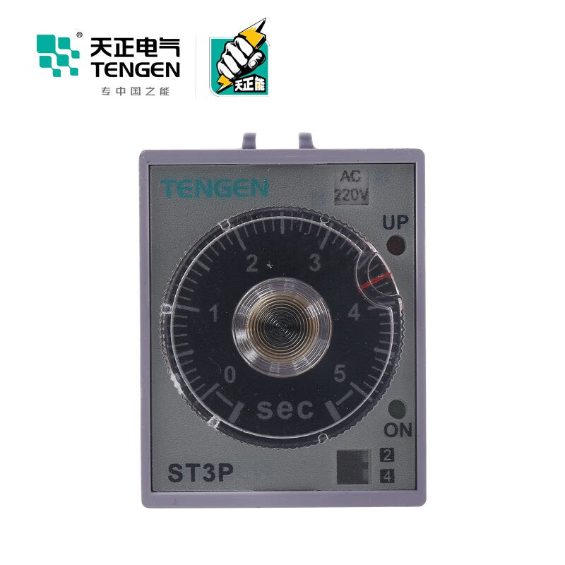 Tianzheng Electric TENGEN ST3PC-A 220V rail-mounted time relay 03040160072