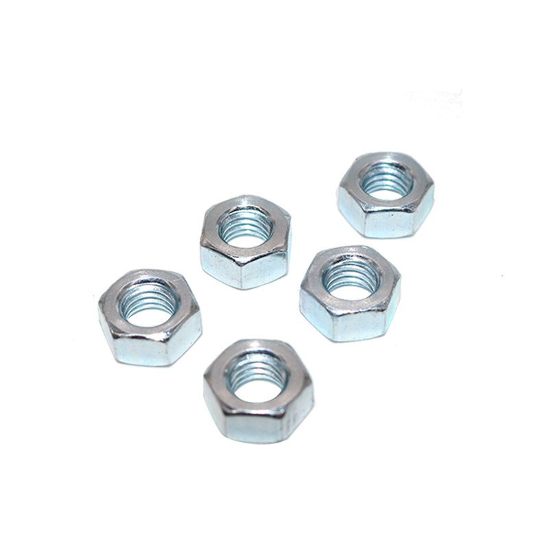 Ruiluo Grade 8 Type 1 Hex Nut GB6170A Blue and White Zinc Coarse Thread 1 piece M16