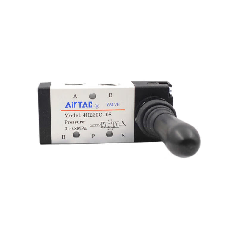 AirTAC 3-position 5-way manual valve; 4H230C08