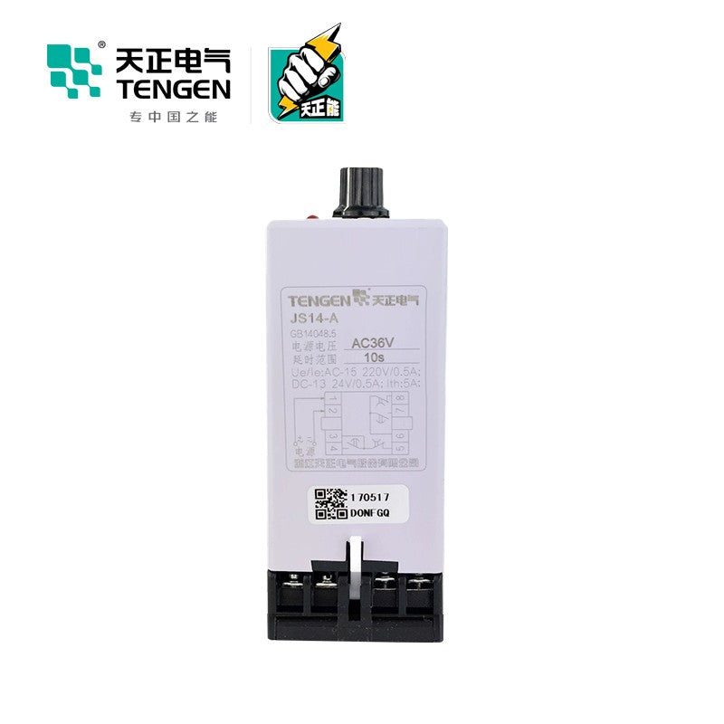 Tianzheng TENGEN JS14-A 60s AC220V Time Relay for Reliable Timing