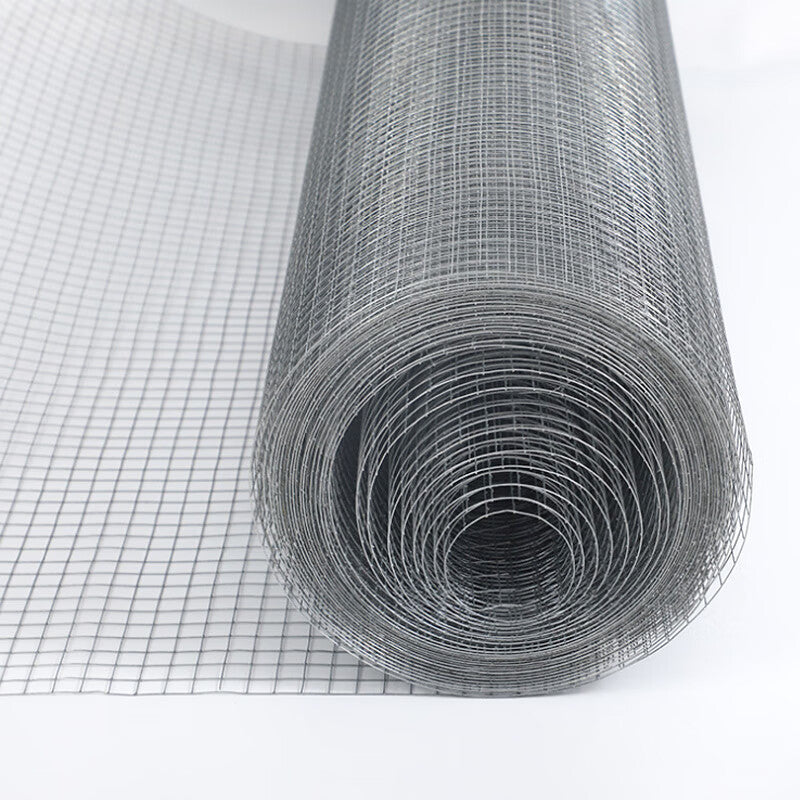 Deqi Wire Mesh, Industrial Hot-Dip Galvanized Welded Wire Mesh, Mesh, Protective Fence, Wire Mesh Fence, Customizable, 0.6mm Diameter * 0.6cm Mesh * 1.0m Width * 15m Length