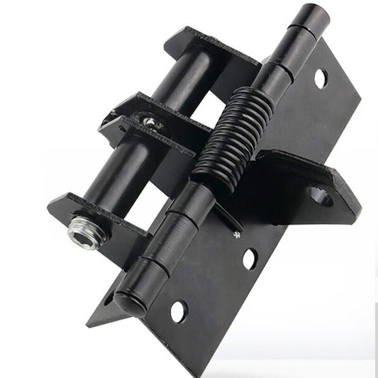 Deyu Crafts - Positioning and Closing Hinges, Spring-loaded Automatic Door Closing, 90-degree Positioning, Detachable Hinges, Screen Doors, Aluminum Alloy Doors, Wooden Doors, 4-inch, Elegant Black