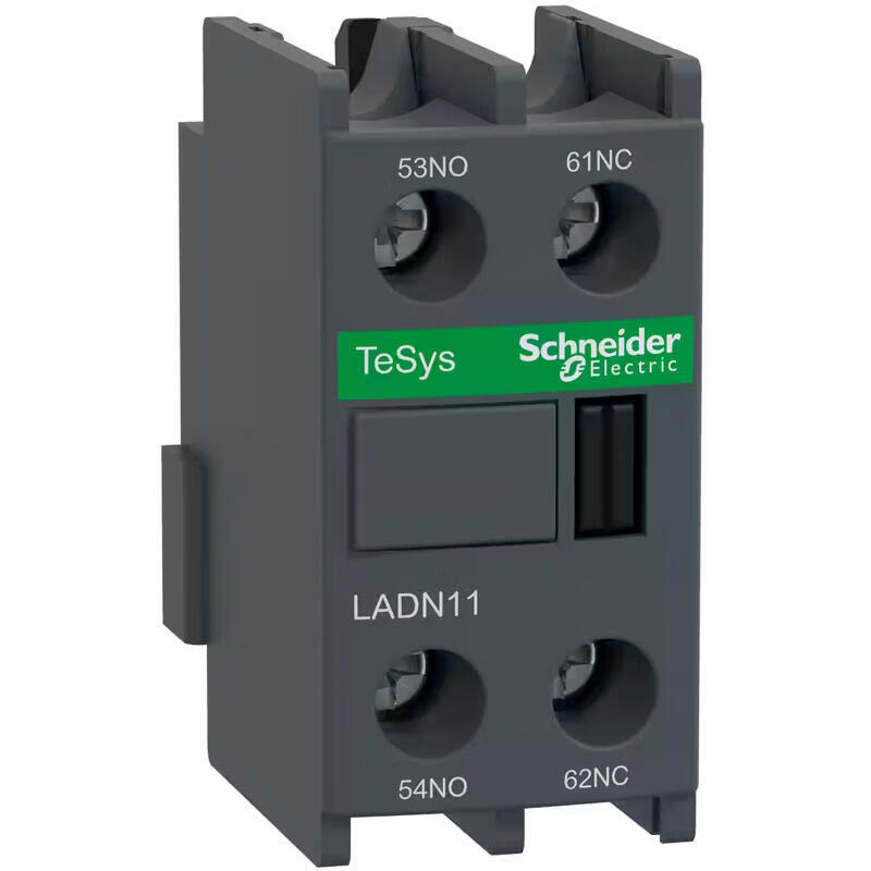 Schneider Electric TeSys contactor auxiliary contact module, 1NO+1NC; LADN11