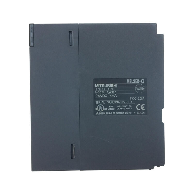 Mitsubishi Electric PLC, input module, 24VDC/4mA, common cathode, 32 points, connector; QX81