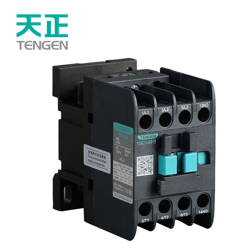 Tianzheng Electric TGC1 AC contactor TGC1-0911 380V 50Hz (Xiangyun 3.0) 339011300594