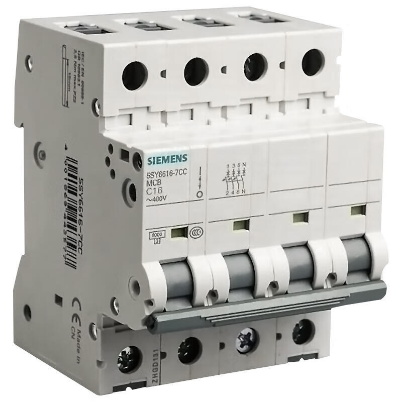 Siemens ET-5SY 13A 3P+N Miniature Circuit Breaker 6kA