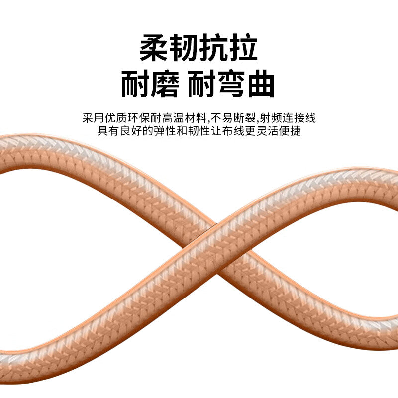 Fengyingzi BNC 1-to-2 Split Cable, RF Video Surveillance Extension Cable, BNC1 Male to 2 Male, 0.8m, FYZ-XH702