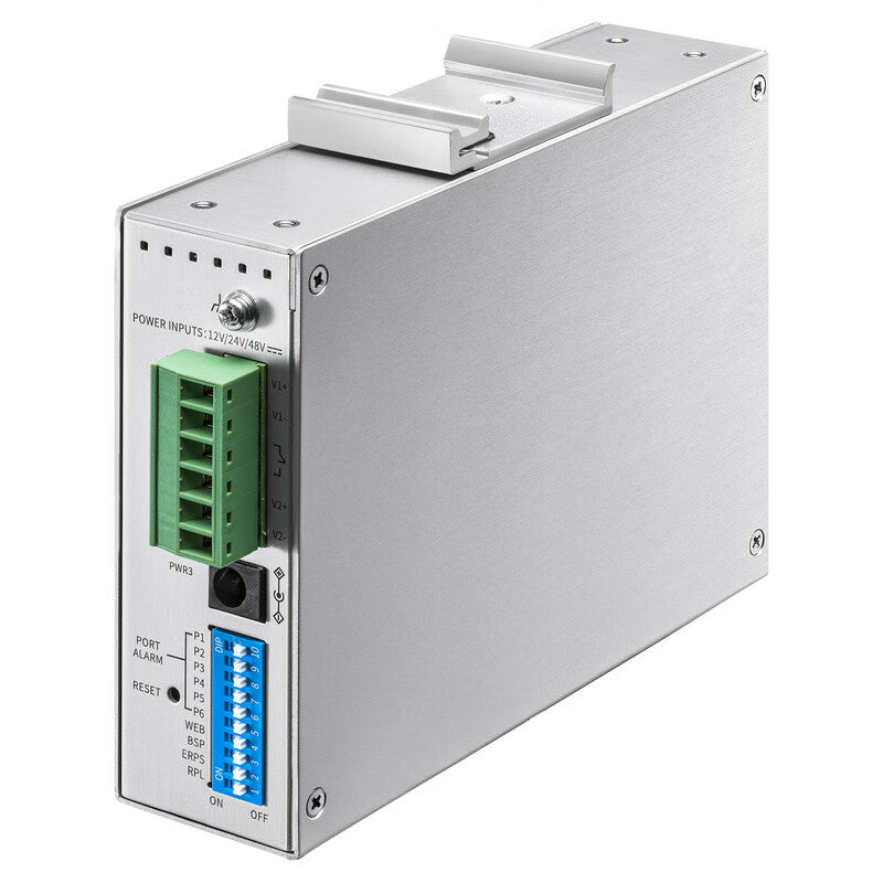 TL-SG2206 Industrial-grade Layer 2 managed industrial switch with 4 Gigabit ports and 2 Gigabit SFP ports