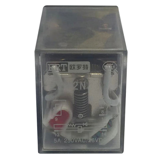 ERT EZM2N-380A AC380V small intermediate relay plug-in type, without base (2 sets with LED lights 5A 8-pin coil voltage AC 380V)