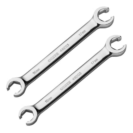 Shida fully polished oil pipe wrench 10X12mm