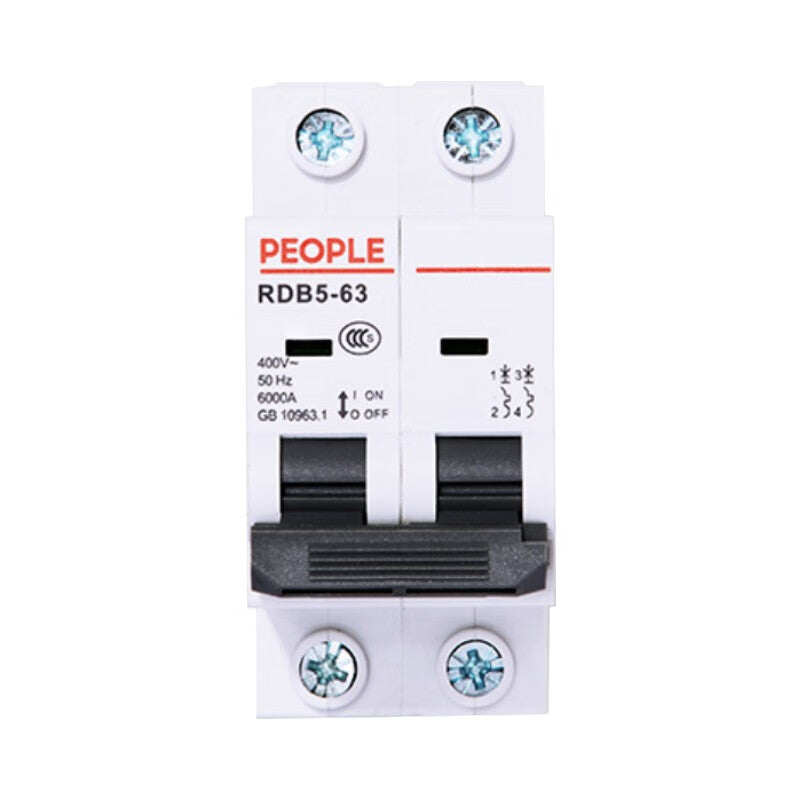 People's Electric Small Circuit Breaker RDB5-63 C16 2P