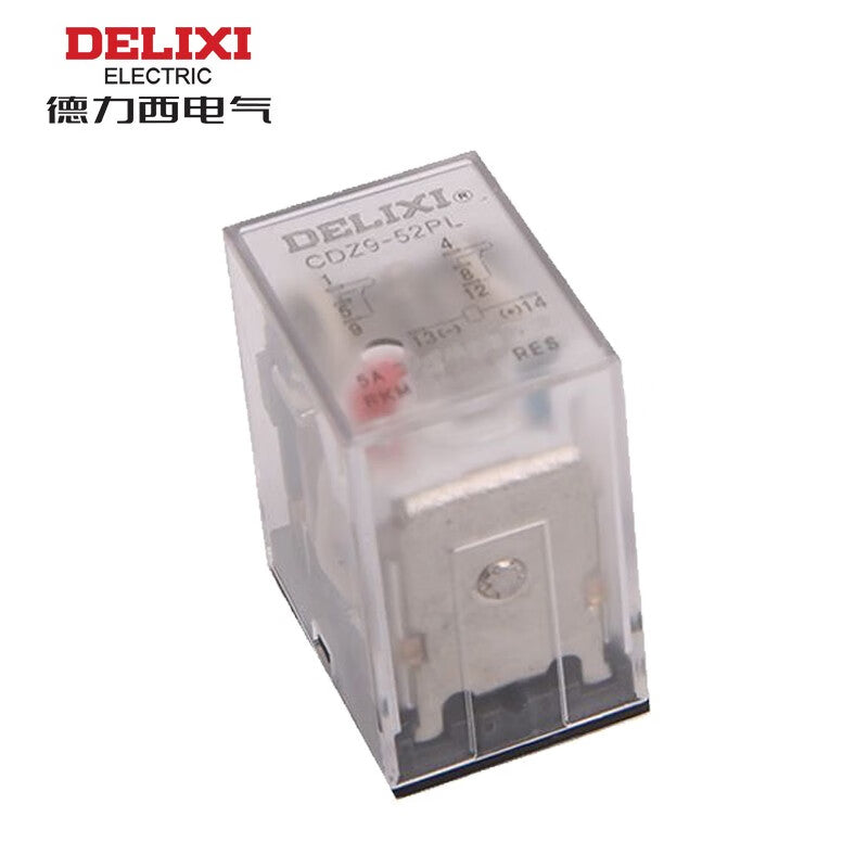 Delixi CDZ9 small 5A with light 220VAC CDZ952LM intermediate relay (C)