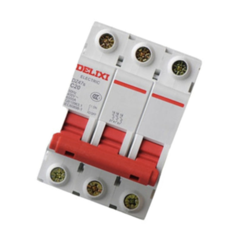 Delixi Electric (DELIXI) miniature circuit breaker DZ47s C type 3P 13A DZ47SN3C13