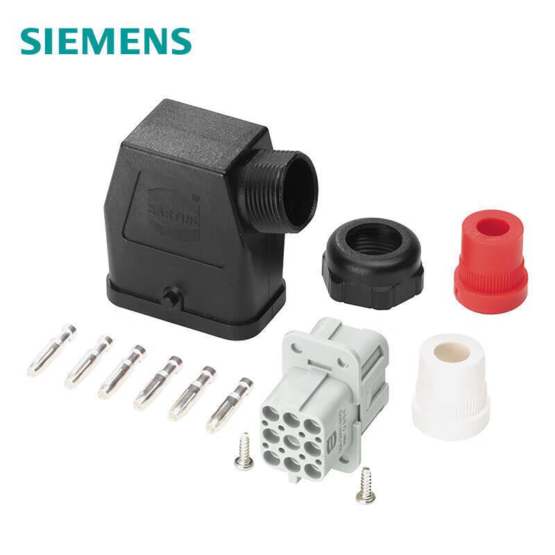 Siemens complete set of connectors, transmission 6x4mm2, 9 pins, complete set with PG16 cable entry; 3RK19020CD00