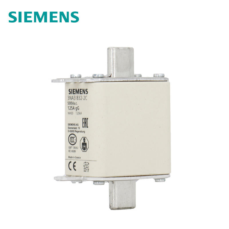 Siemens LVHRC Fuse Link GG/gL Size 00, 125A, 500V - 3NA3 00 125A
