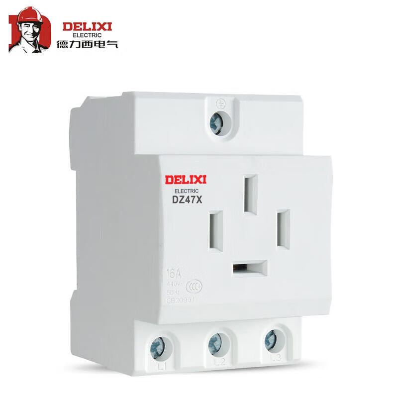 Delixi Electric modular socket; DZ47X three-phase four-pole 16A