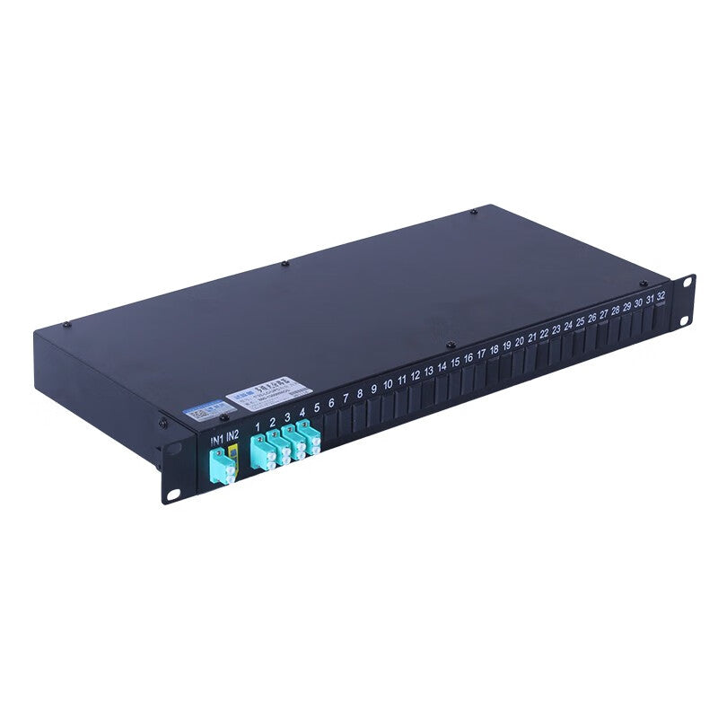 Bluemail 19-Inch Rack-Mounted 10G Fiber Optic Splitter LC/UPC