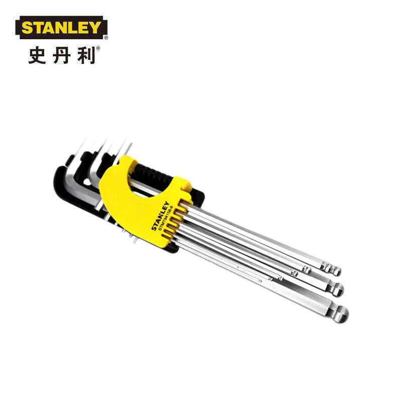 Stanley 9-piece set of metric long ball head hexagon wrench 1.5-10mm; STMT94162-8