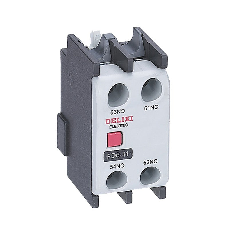Delixi customized AC contactor accessories FD6-20 top auxiliary contact RoHS FD620 1 delivery period 15 days customized models are not returnable