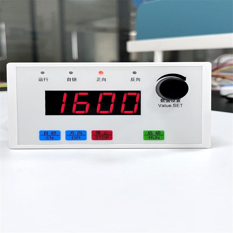 Ouhuayuan Stepper Motor Controller Board: Driver Pulse Delay Display Speed Control Forward/Reverse Module, Stroke (mm), Rotation Count, Angle - YMS8-D Stepper Motor Control Board