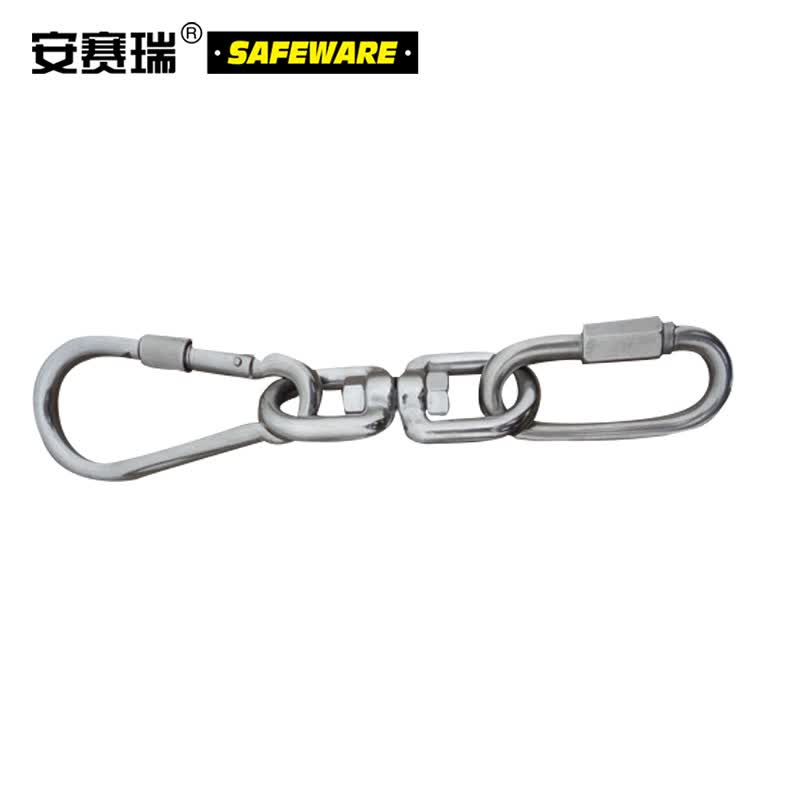 Anselene Stainless Steel Universal Joint, 304 Stainless Steel Rotary Figure-Eight Joint, Chain Connection Universal Rotary Joint M5 (5-pack) 22900