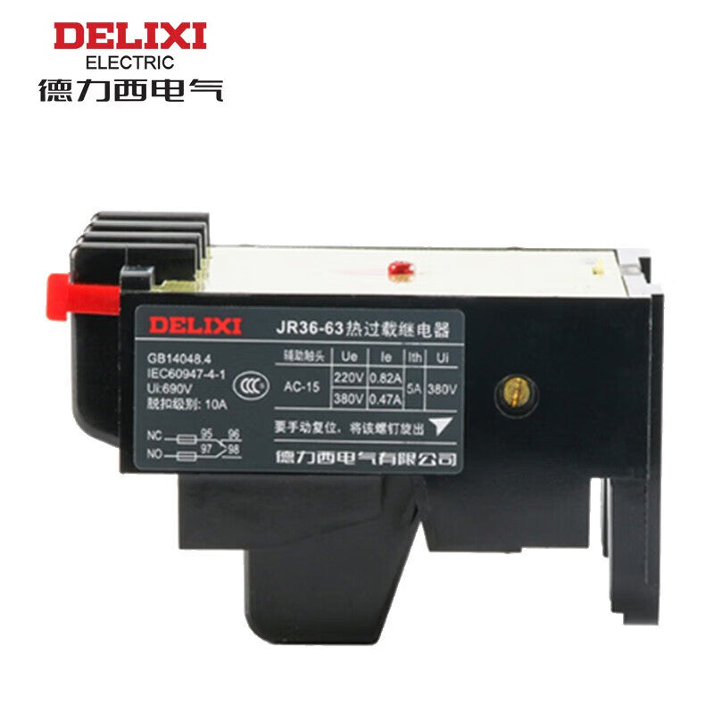 Delixi JR36 electric heating 28-45A CDC10 JR366345 overload relay