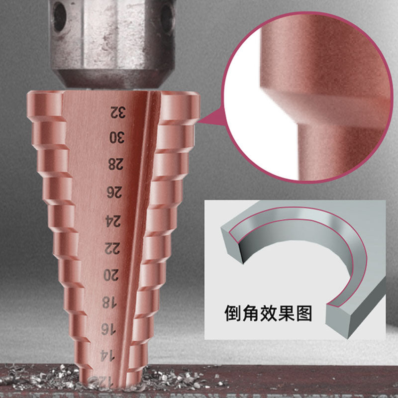 Paola Pagoda Drill 4-12mm M35 Cobalt Step Drill Multi-Function 8914