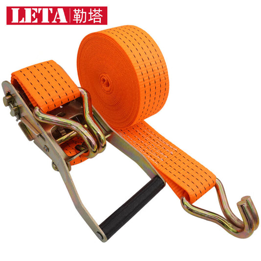 LETA 8m 3-ton tensioner strap with double hooks for motorcycles, trucks, and cars LT-AM798