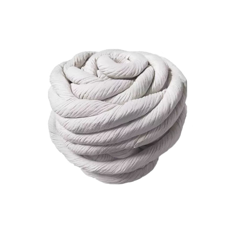 Yonghao Yinghong Dust-Proof Asbestos Rope, Thermal Insulation and Sealing Asbestos Twisted Rope, Dust-Proof Asbestos Rope, Strong, Wear-Resistant, Corrosion-Resistant, and Insulating, 10mm/Roll, 4.5kg/Roll. Price per roll.