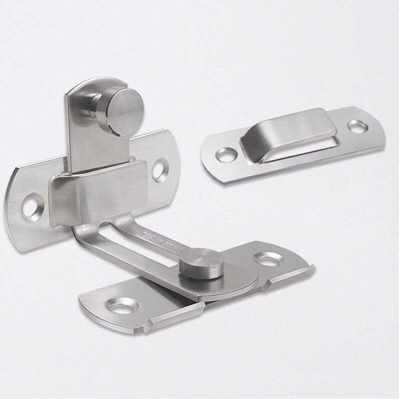 Deyu Crafts Stainless Steel Door Bolt, Anti-theft Door Bolt, Locking Door Socket, Right Angle Large Size