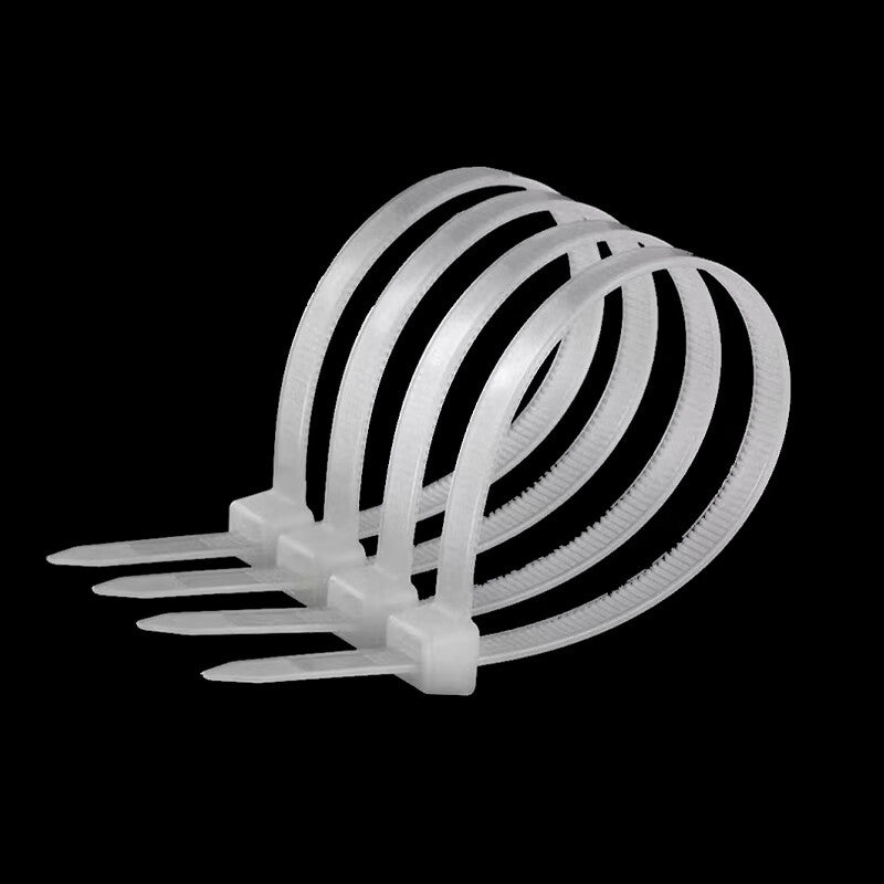 Deqi Self-Locking Nylon Cable Ties, Multi-functional Cable Ties, Wire Binding Ties, Cable Management Ties, Multi-purpose Cable Ties, 4*250mm wide, 3.6mm/250 ties