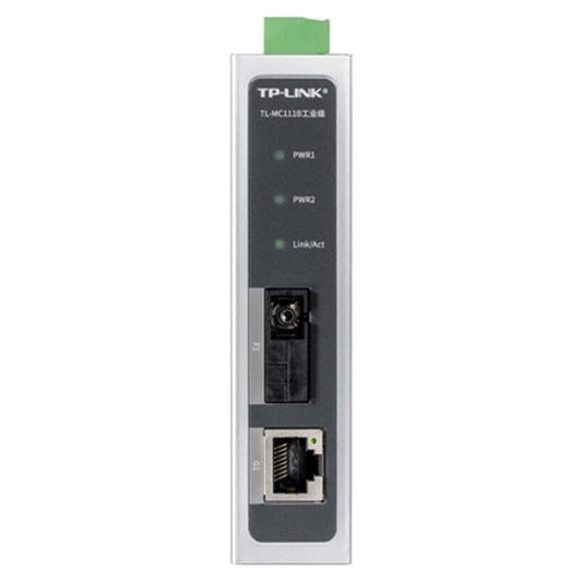 TP-LINK/Pu Lian industrial grade fiber optic transceiver, 100M single mode single fiber, 20KM, 1, 100M, SC port, 1, 100M, RJ45 port; TL-MC111B industrial grade