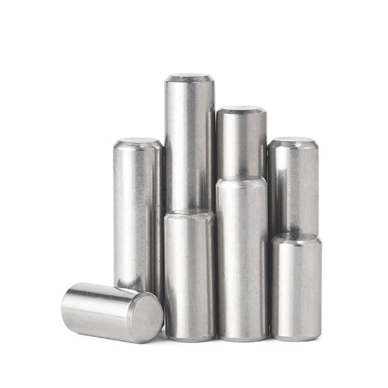 Deqi 304 Stainless Steel Cylindrical Pins, Positioning Pins, Solid Cylindrical Fixing Pins, Dowel Pins Φ5*10 (25 pieces)