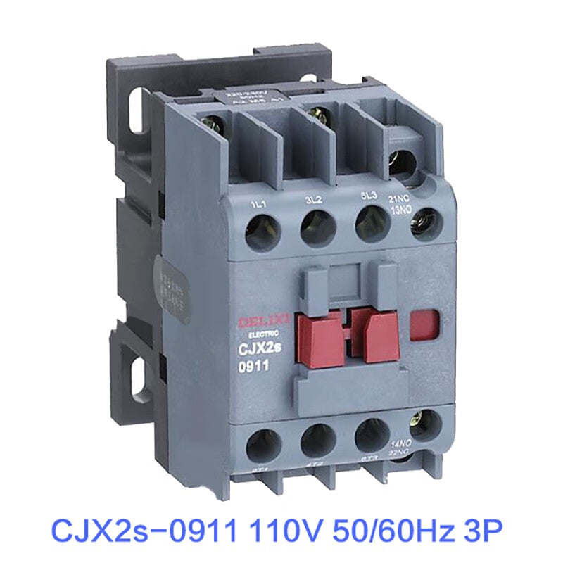 Delixi customized AC contactor CJX2s-0911 110V 50/60Hz 3P delivery period 15 days, customized models are not returnable
