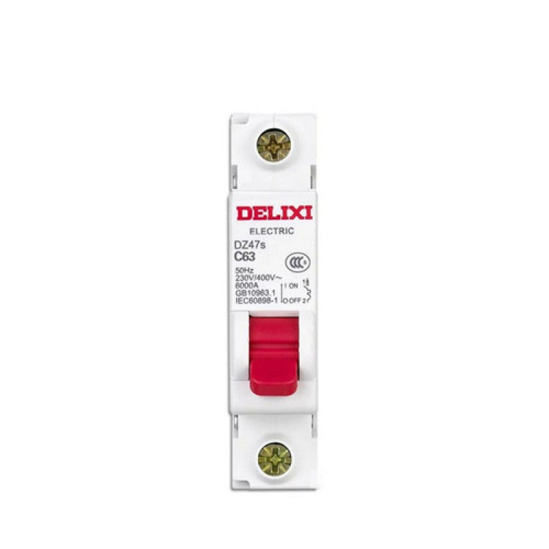 Delixi air switch small circuit breaker DZ47s C type 1P 40A; DZ47SN1C40