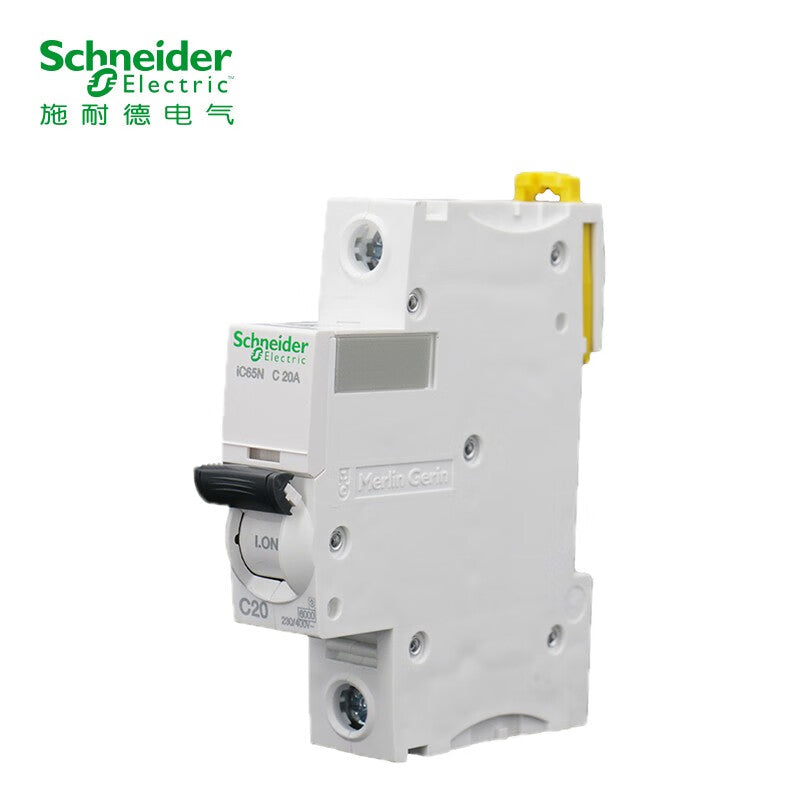 Schneider air switch A9 series IC65N small circuit breaker 1P single pole C type 20A air open main switch A9F18120