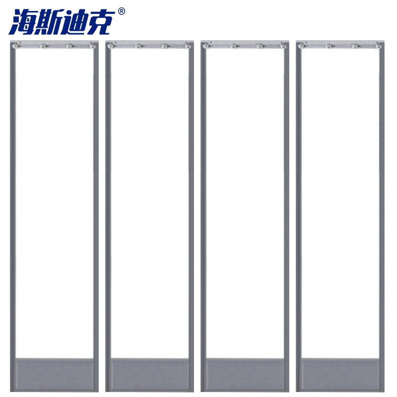 Haisdike HKZ-65 PVC Plastic Soft Door Curtain, Magnetic Soft Door Curtain, Transparent, Air Conditioner Door Curtain, Gray, 2mm Thick with Counterweight, 0.4m Width x 2.0m Height/1 Piece