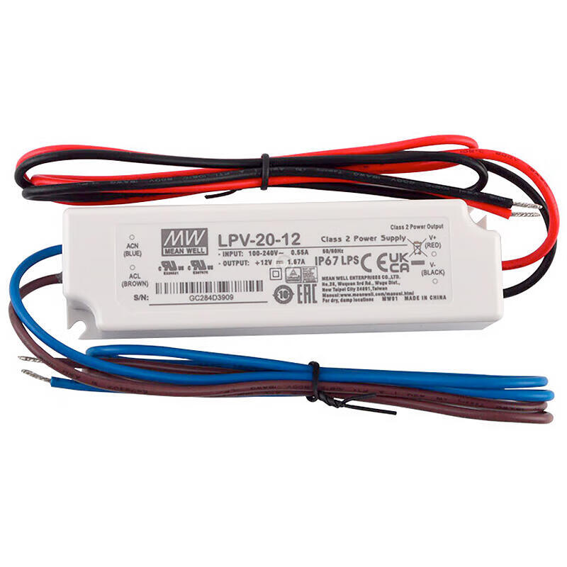 MEAN WELL power supply, 60 units/box; LPV-20-12