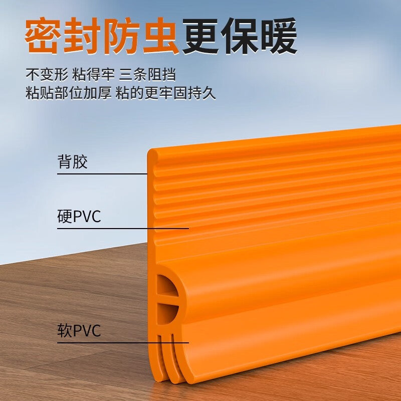 TIMUS sliding window sealing strips, windproof and soundproof window products, street-facing aluminum alloy door and window glass seam windproof stickers, three-layer adhesive strips