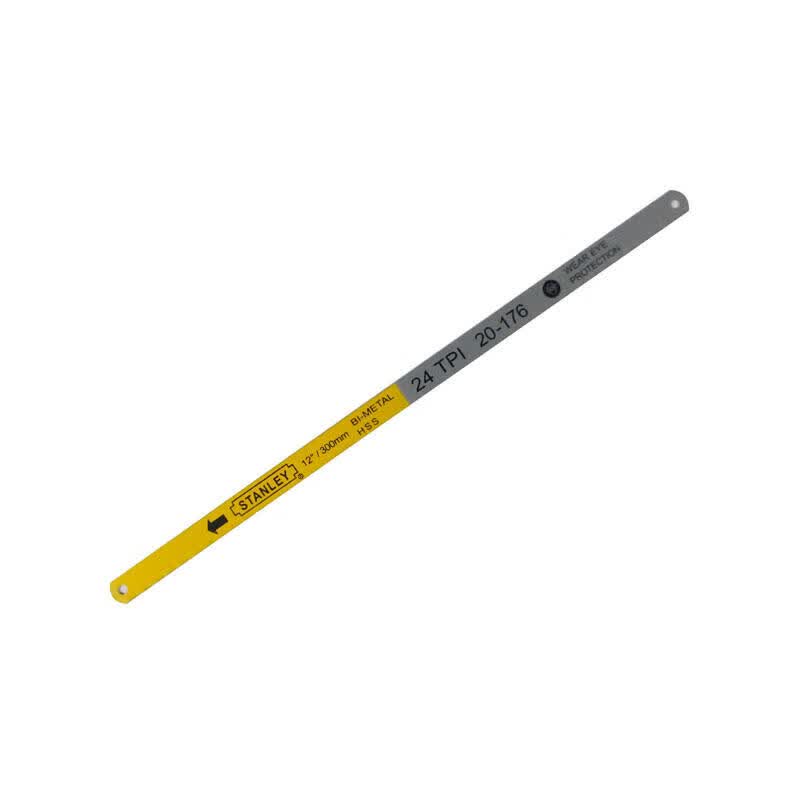 Stanley 24-tooth bimetal saw blade, 12 inches (x10), 10 blades/box; 95-298