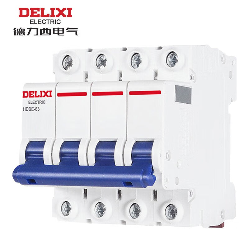 Delixi HDBE-63 4P C 40A 6KA 400VAC HDBE634C40 miniature circuit breaker (C)