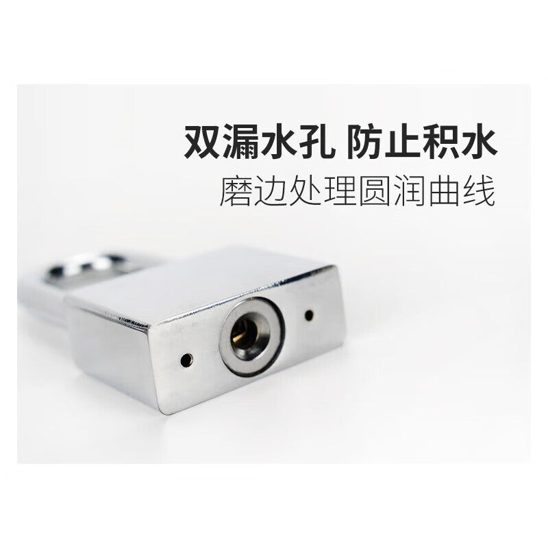 Haisik [Beijing Warehouse Delivery] Padlock, Square Anti-theft Blade Lock Core, Door Lock, Waterproof and Rustproof Lock, Warehouse and Shop Door Lock, Single Opening with 3 Keys, 30mm Short Beam HKsq-218