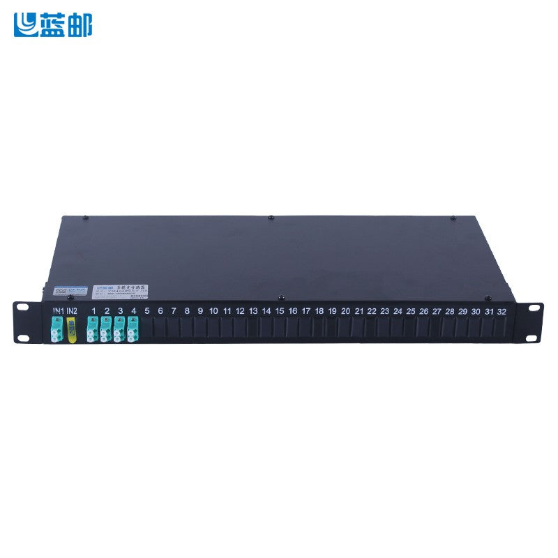 Bluemail 19-Inch Rack-Mounted 10G Fiber Optic Splitter LC/UPC