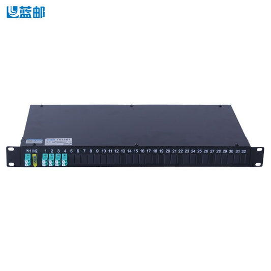 Bluemail 19-Inch Rack-Mounted 10G Fiber Optic Splitter LC/UPC