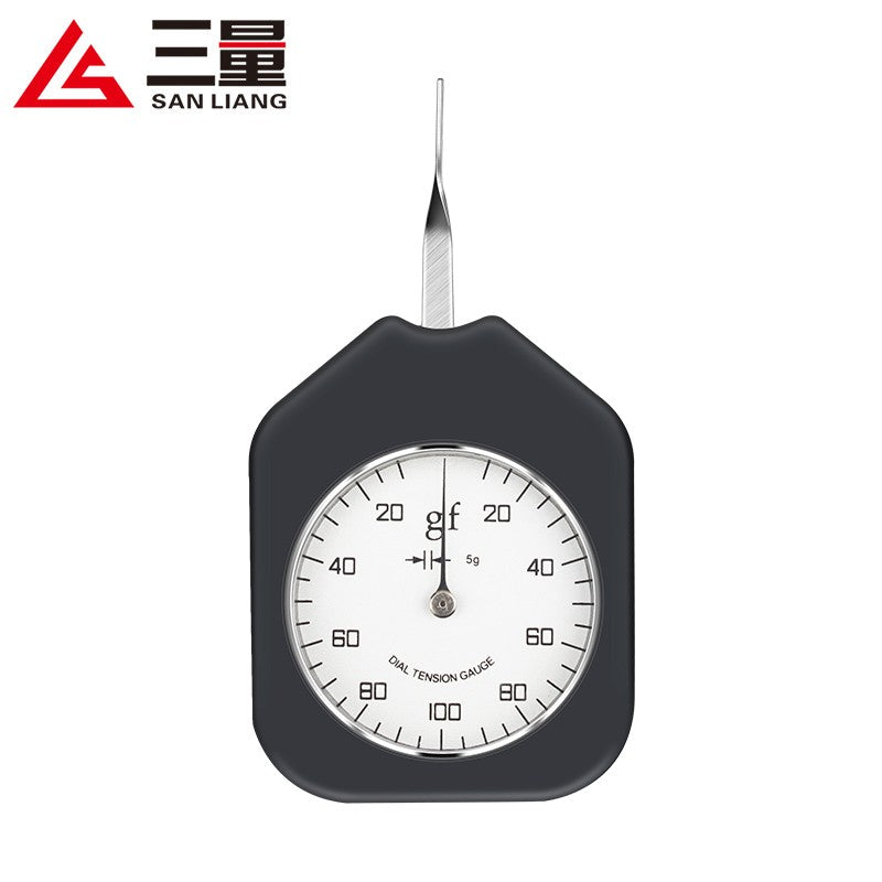 Three-needle pointer tension gauge, tension/compression force gauge, mechanical testing instrument, weight gauge, tensile force gauge, JDSZG-500g double needle.
