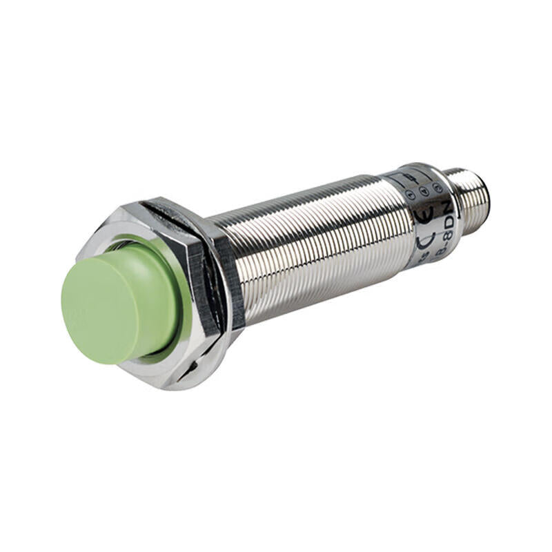 Autonics inductive cylindrical proximity switch 2-wire M12 connector detection distance 8mm; PRCML18-8AO